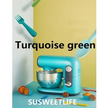 휘핑 머신 우유 크림 거품 반죽 기 요리 계 다 능 가정용 소형 밀가루 혼합 혼합 및 베이킹 자동 계란 비터 신선한, 청록색, 에게