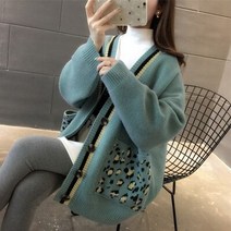 레오파드 가디건 호피 루즈핏 니트 21