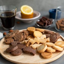 [틔움긴생각] 우리밀쿠키 5종 수제 쿠키답례품 유기농과자, 동물