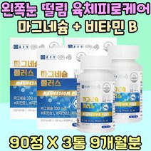눈밑 왼쪽눈 떨림 영양제 마그네슘 330mg 비타민 B1 B2 B6 건강보조제 에너지 충전 생성 체력 소모 보충 활력 근육 기능 유지 식약처인증 프리미엄 MAGNESIUM 티아민