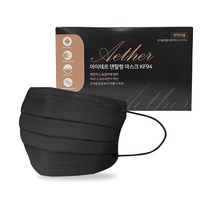 일회용 덴탈 마스크 3중구조 MB필터 대형, 블랙100매