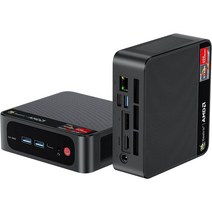 Beelink SER 베어본 미니PC 미니 컴퓨터 W-11 Pro 라이젠7, SER5+5500U+16+500G