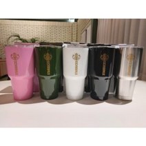 스타벅스 대용량 910ml 몬스터 골드텀블러, 그린