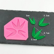 베이킹 실리콘 3D 금형 설탕 공예 퐁당 초콜릿 만들기 대나무 잎 팬더 케이크 굽기 장식 도구 아트 DIY 양식