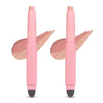 메리쏘드 투톤 섀도우 2종 세트, 06 러셋핑크, 2개