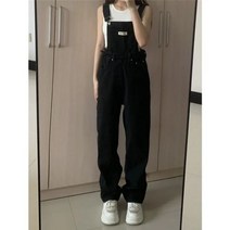 데님점프수트 멜빵바지 청점프슈트 첫직장 러블리한 봄 하객룩 편안한 연예인룩
