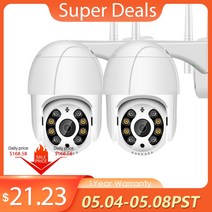 CCTV 현관 돔카메라 CCTV 펫 가정용 cctv 이글루캠 집안 캠 카메라 모션 두 음성 경고 인간 감지 야외 카메라 오디오 야간 투시경 비디오시시티비 외부 설치 강아지, 영국 플러그, 3.6mm, 2 x 2MP 추가 32GB