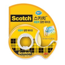 PGM1*^몰3m 스카치 재접착 양면 테이프 238 19mmX5.08M 폼테이프 스펀지 강력 다용도^*1췤pgm, a^^*옵션없슴