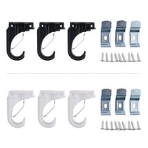 리폼쟁이 커텐봉브라켓/25파이(3개1세트)/커텐꺽쇠/색상선택, 화이트