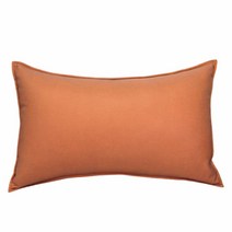CNTCSM 직사각 테크니컬 천 쿠션 커버 허리 베개 쿠션 소파 거실 라지 베개 침대 머리맡 쿠션 커버 없음, 다이나믹 오렌지(옆선형)