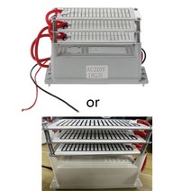 AC 220V 18g 오존 발생기 통합 세라믹 플레이트 오존이 라이저 스테인레스 스틸 전극 공기 살균기 정수기, 은, A, 01 Y5LF1AA201060-S