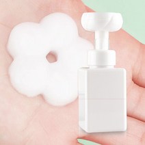 꽃모양 핸드워시 디스펜서 거품형 물비누 공병 450ml, 꽃거품 디스펜서 450ml