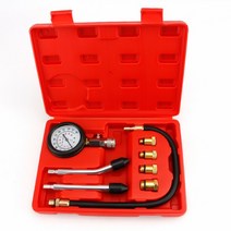 가솔린 엔진 압축 시험기 자동 가스 실린더 자동차 압력 게이지 어댑터 포함