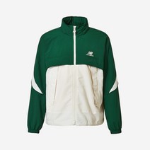 뉴발란스 남녀공용 바람막이 나오락 유니 컬러 블락 웜업 재킷 NBNADB2843(62)Hunter