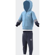 [아디다스키즈 adidaskid] HE4764 후디 세트 FZ HOODIE SET FZ