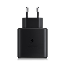 삼성전자 C타입 고속 45W 충전기 (CtoC 케이블 포함) EP-TA845, 45W CtoC Set 케이블 블랙
