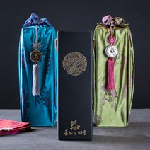단독구매불가_공단보자기+노리개 세트(인삼주1.8L전용), 1YM2_보자기노리개세트