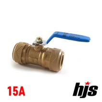 원터치 엑셀 양밸브 15A / KS ISO PB 양밸브 20mm