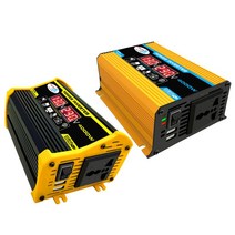차박용품캠핑 인버터차량용 차박 인버터 300W 파워 자동차 12VDC 220V AC 컨버터 LCD 디지털 디스플레이 포함, [04] Black, 04 Black