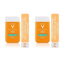 비쉬 선크림 아이디얼 Soleil Spf 50 썬 크림 Vichy Ideal Sun 30Ml 2개