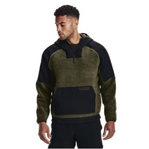 언더아머바람막이80014324 Under Armour Mens Large UA Mission 1/4 Zip Jacket Marine Green 1366094 390 NWT