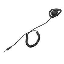 RISENKE 3.5mm 잭 오디오 listen only 코일 클리어 튜브 이어폰 헤드셋 baofeng 888s uv5r 스피커 마이크, 05 d shape