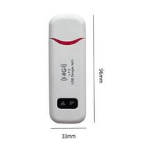 3G 4G 라우터 4G LTE 무선 USB 동글 모바일 핫스팟 150Mbps 모뎀 스틱 Sim 카드 자동차 사무실 가정용 광대, 체코, 1PCS, WHITE