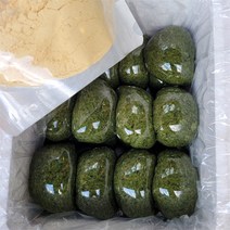 무염 무당 현미 쑥인절미 2KG (20조각), 고물추가안함