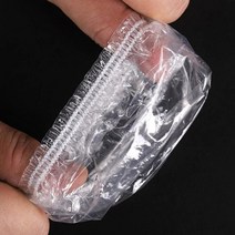 피케이몰 1+1 일회용 100p 투명 이어캡 염색용 귀덮개 비닐 100p 1세트, 본품100p, 1+1세트