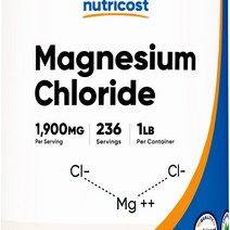 뉴트리코스트 염화 마그네슘 1900mg 분말 1파운드 (454g)