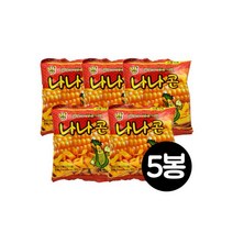 (무배)난나나콘 50gx5개/브이콘/옥수수과자/콘칩, (무배)난나나콘 50gx5개/브이콘/