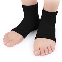 2세트 편안 착용감 블랙 젤 발패드 세트 발목보호 보습 겨울 풋케어 접질렀을때 통증해소 각질제거 기능성