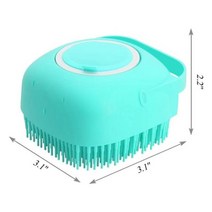 애완견 고양이 목욕 브러시 2-in-1 애완 동물 스파 마사지 빗 부드러운 실리콘 애완 동물 샤워 헤어 손질 Cmob 개 청소 도구 애완 동물 용품, new green