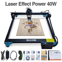 레이저 절단 레이저 조각 기계 40W/80W CNC 라우터 절단 나무/가죽/금속/아크릴 DIY RDDSOPON LC400, 02 40W Laser Engraver_02 US