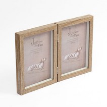 감성공간 우드프레임 2단 접이식 액자 인테리어 포토, 없음