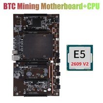 x79 btc 마이닝 마더보드 x79 h61+e5 2609 v2 cpu 5x pci-e 8x lga 2011 ddr3 support 3060 3080 gpu for btc mine