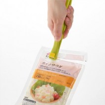 간편요리 다용도 비닐 간편 개봉 커팅기 집게, 레드