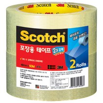 [동화오피스] 3M 포장용 박스 테이프 투명 (48x50Mx2롤) 3615C