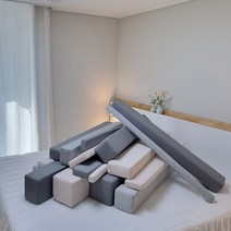 노틈 침대틈새쿠션 침대벽 틈새막이 침대사이, 200, 20X5, 그레이