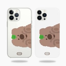 [쿼카케이스] 세븐에잇스 치크포크 프렌즈 투명 방탄 젤리 휴대폰 케이스