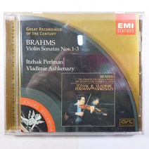 (중고CD)(MADE IN HOLLAND) BRAHMS VIOLIN SONATAS/ 브람스 바이올린 소나타/ 이작 펄만/ 블라디미르 아슈케나지/ 음반 상태 NM