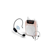 무선 헤드셋마이크 앰프스피커 수업용 기가폰 핑크327