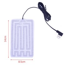 발난로 발열 온열 매트 전자파차단 사무실 발히터 USB 5-12V 난방 히터 패드 마사지 워밍 바디 발 겨울 휴대용 따뜻한 플레이트 마우, 03 as shown