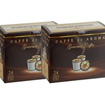 Caffe de Aroma 커피드아로마 코펜 레전드 커피 싱글 서브 컵 24개입 2팩