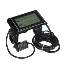 전기자전거교체용품 SW900 Ebike LCD 디스플레이 48V 전기 자전거 미터 패널 컴퓨터 액세서리, Black, CHINA