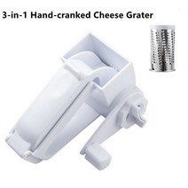 회전 만능 채칼 파절기 핸드 크랭크 로터리 치즈 강판 주방 다기능 슈레더 버터 너트 커터 도구, With 1 Roller