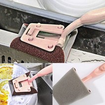 찌든때제거 손잡이 수세미 리필 20P세트(핑크) 설겆이수세미 설거지수세미 캠핑설거지