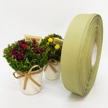 포장 리본 끈 제이제이리본 골직리본15mm 20mm 25mm 60컬러 (길이 45M ) 공단리본, 51카키, 15mm