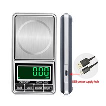 미니 포켓 그램 디지털 보석 저울 500g/300g/200g 0.01g 전자 가중치 정확한 무게 균형 골드 스케일, 1000g-0.1g