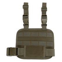 허리쌕 레그백 여행용힙색 등산 트래킹 보조가방 드롭 다리 전술 MOLLE 플랫폼 허벅지 조작 패널 잡지 파우, 01 Army Green A